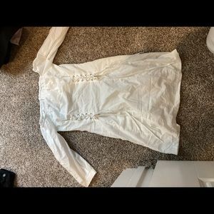 White off shoulder dress